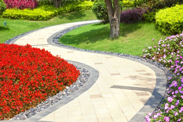 Garden Walkway Installation in Green Valley